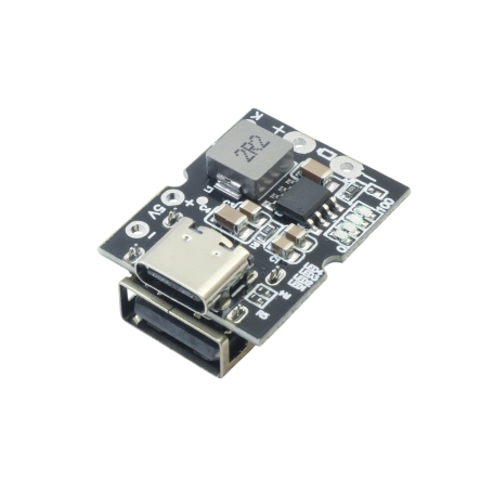 ماژول شارژ و دشارژ باتری لیتیومی 5V-2A دارای کانکتور USB Type-C مدل PBOA